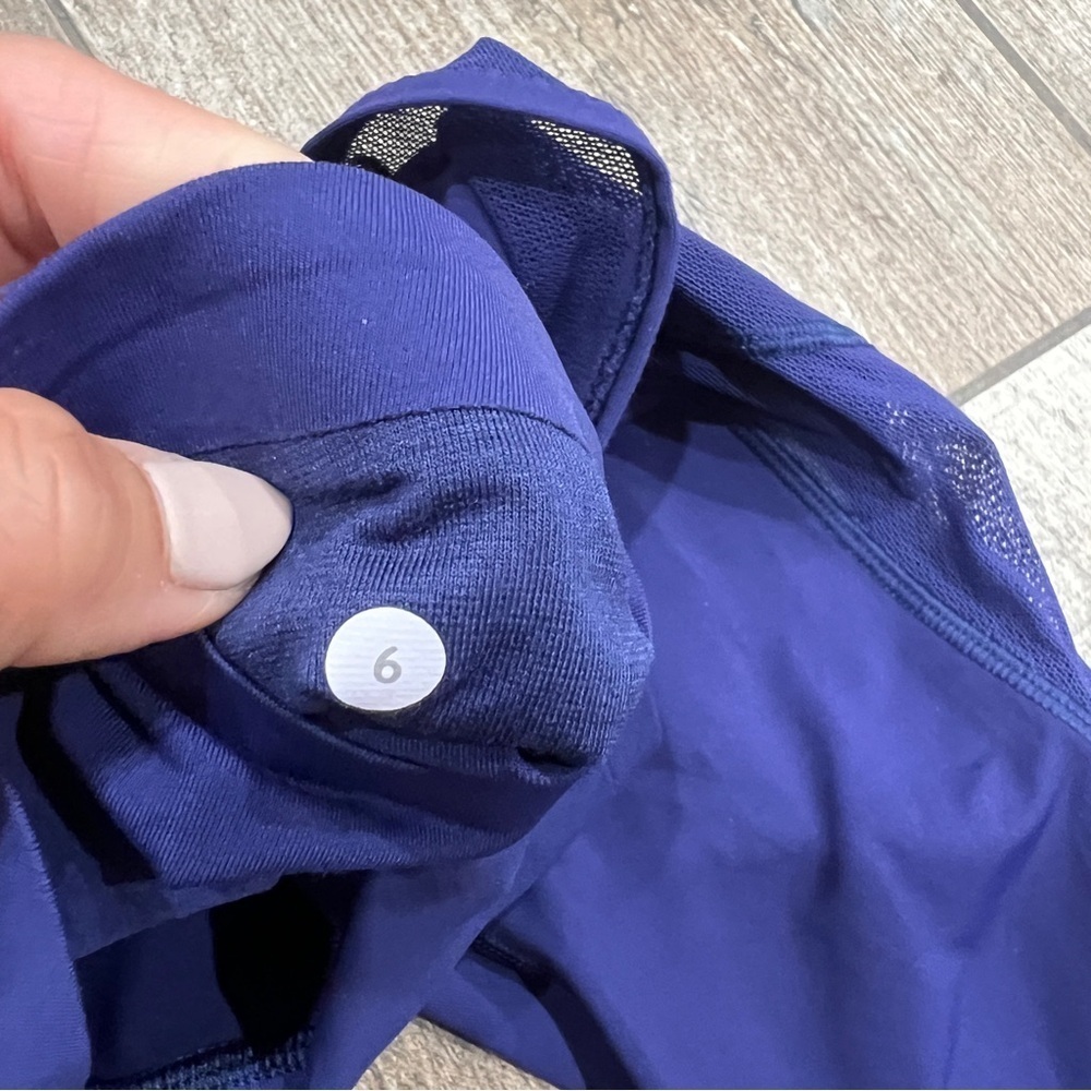Lululemon Athletica | Mesh Capri Leggings Size 6 With Pockets - Picture 5 of 8